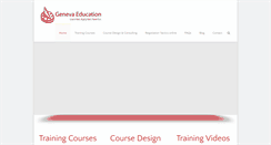 Desktop Screenshot of geneva-education.com