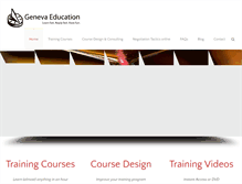 Tablet Screenshot of geneva-education.com